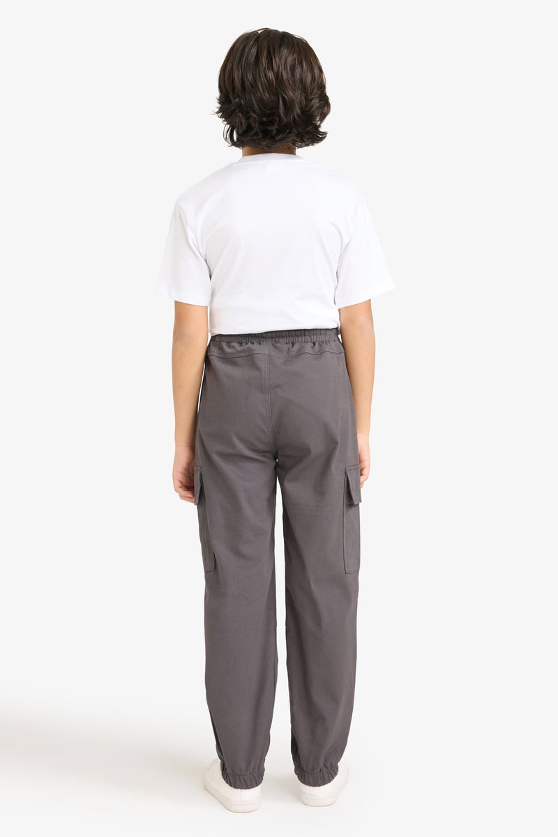 ديفاكتو بنطلون اولادي كارجو جوجر جبردين بجيب كارجو - Image 5